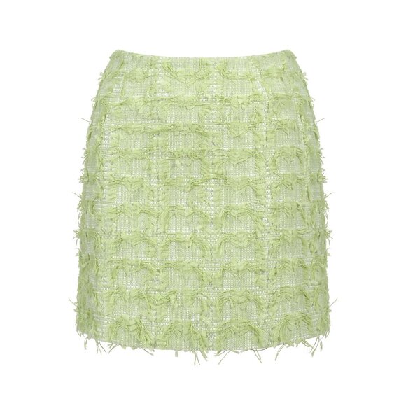 Bella Barnett Coral Green Tweed Skirt Only - Picture 2 of 6